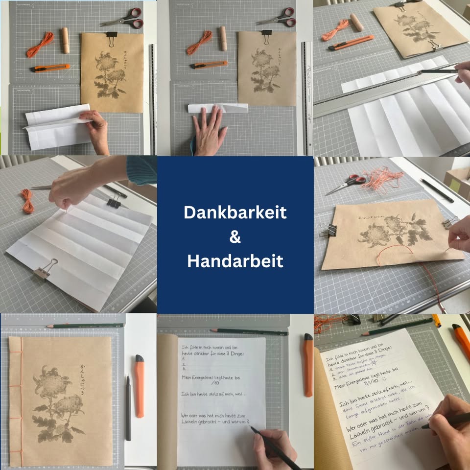 Dankbarkeitsbuch – Buchbinden im japanischen Stil
