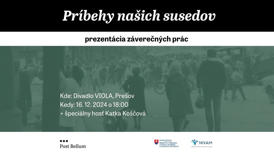 Príbehy našich susedov v Prešove s Katkou Koščovou