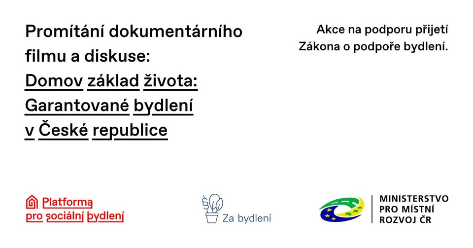 Domov základ života. Promítání dokumentu + diskuse
