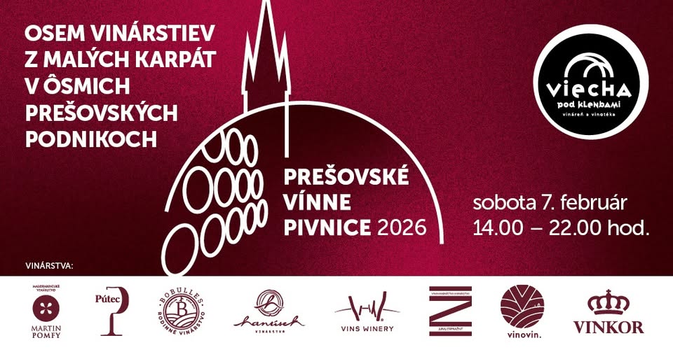 Prešovské vínne pivnice 2026