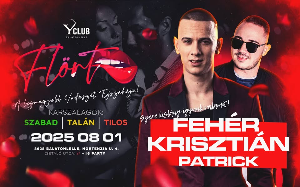 •● FLÖRT ●• [2025.08.01.] @Balatonlelle ➤ Y Club