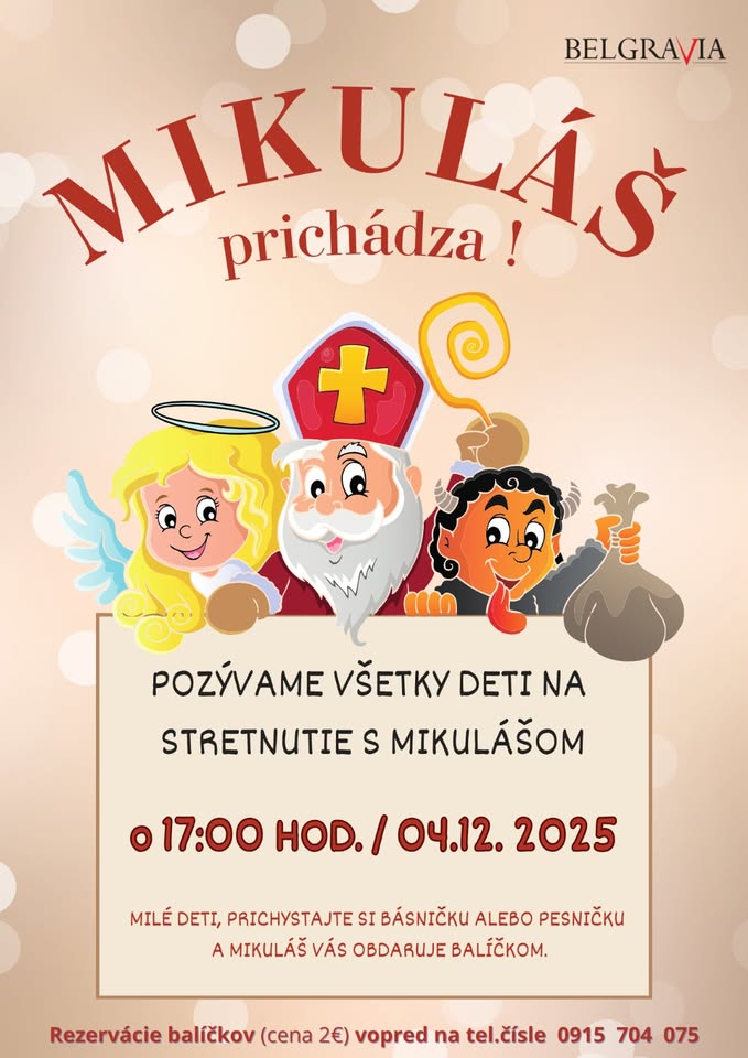 🎅✨ Mikuláš prichádza ✨👼😈