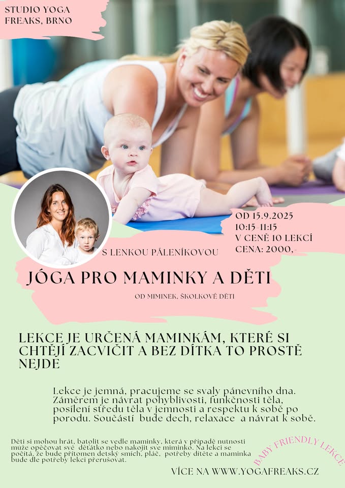 JÓGA PRO MAMINKY S DĚTMI