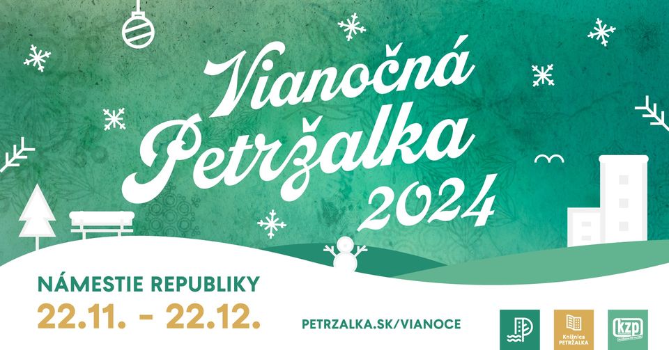 VIANOČNÁ PETRŽALKA 2024  |  NÁMESTIE REPUBLIKY 22. 11. – 22. 12.