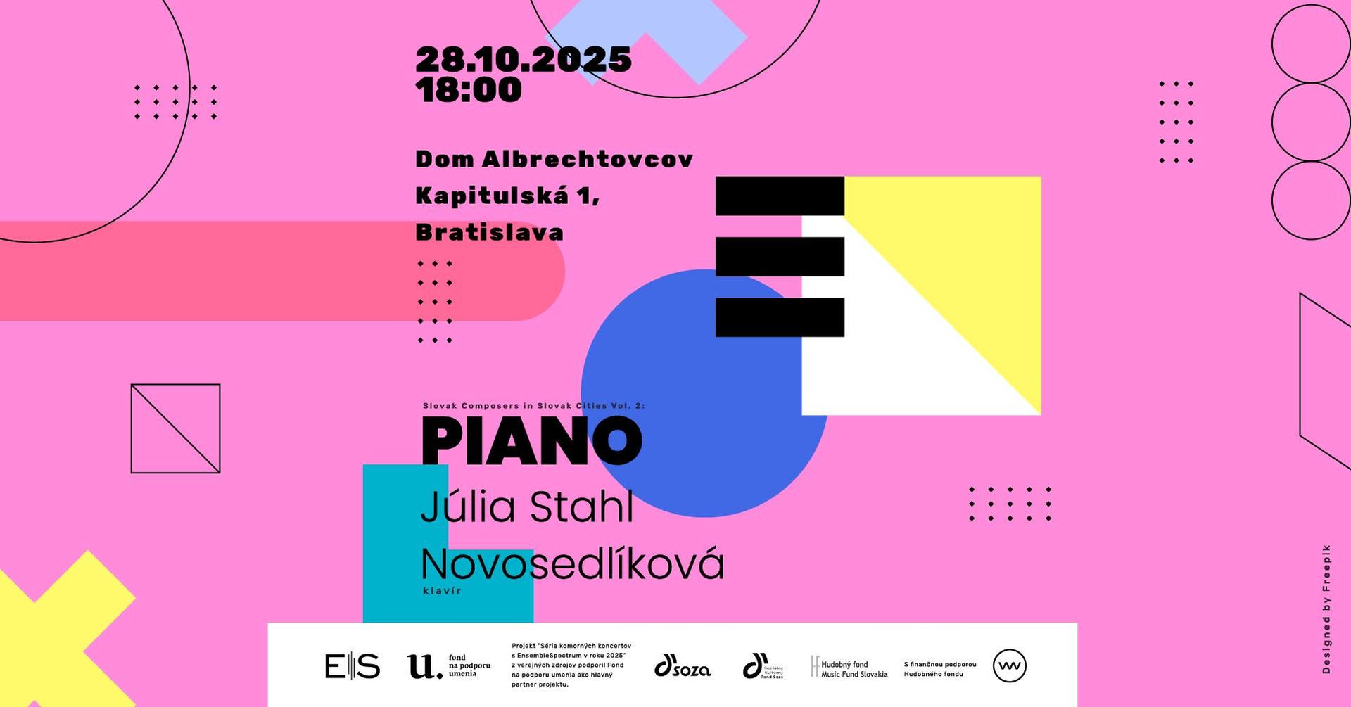 Slovak Composers in Slovak Cities VOL.2: Piano - BRATISLAVA