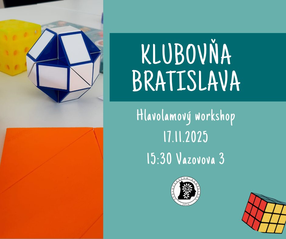Klubovňa Bratislava - Hlavolamový workshop