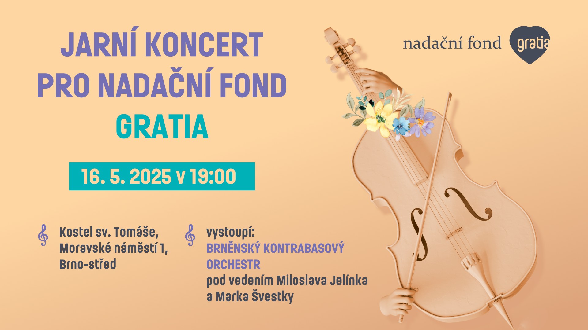 Jarní koncert pro NADAČNÍ FOND GRATIA