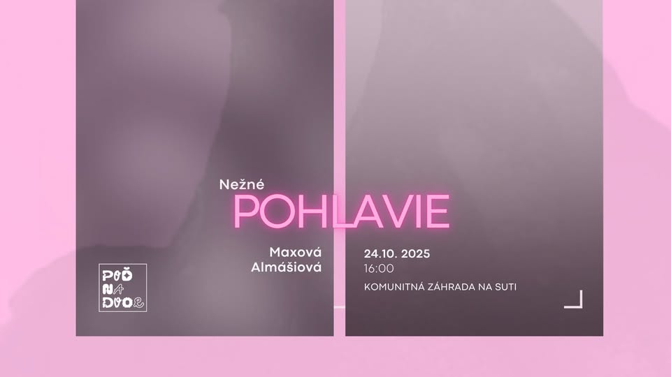 Vernisáž v komunitnej záhrade: NEŽNÉ POHLAVIE