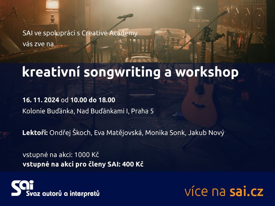 Kreativní songwriting a workshop