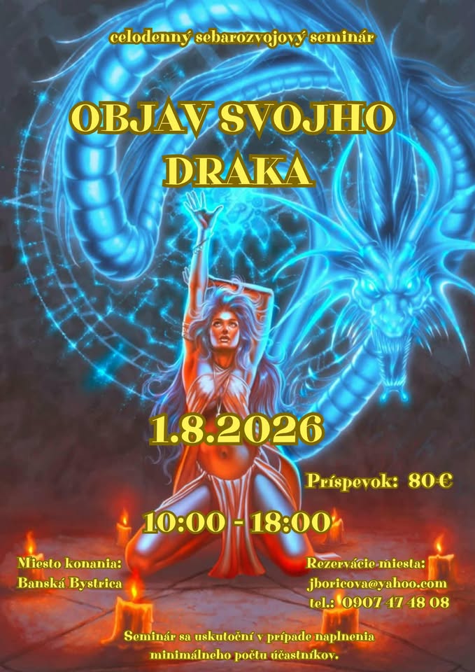 SEMINÁR - OBJAV SVOJHO DRAKA