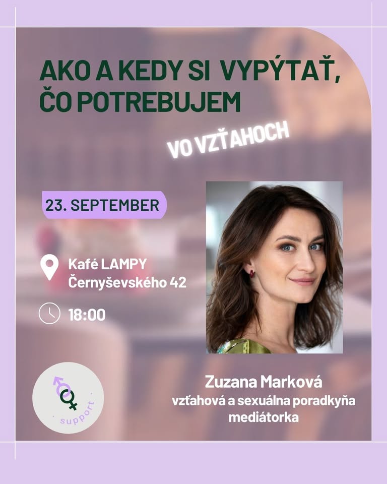 Ako a kedy si vypýtať čo potrebujem vo vzťahu so Zuzkou Markovou