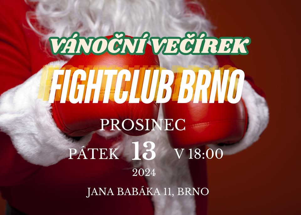🎄Vánoční večírek: Extra Vánoce! FIGHTCLUB BRNO 🥊🎅🏻