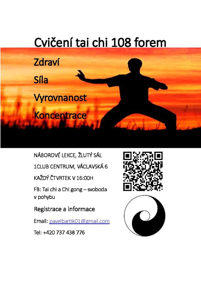 Tai Chi Brno 108 forem a Chi gong