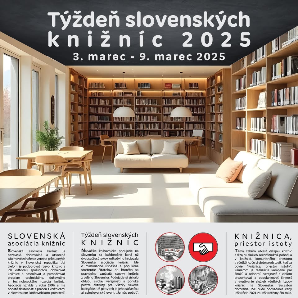Slávnostné otvorenie Týždňa slovenských knižníc 2025