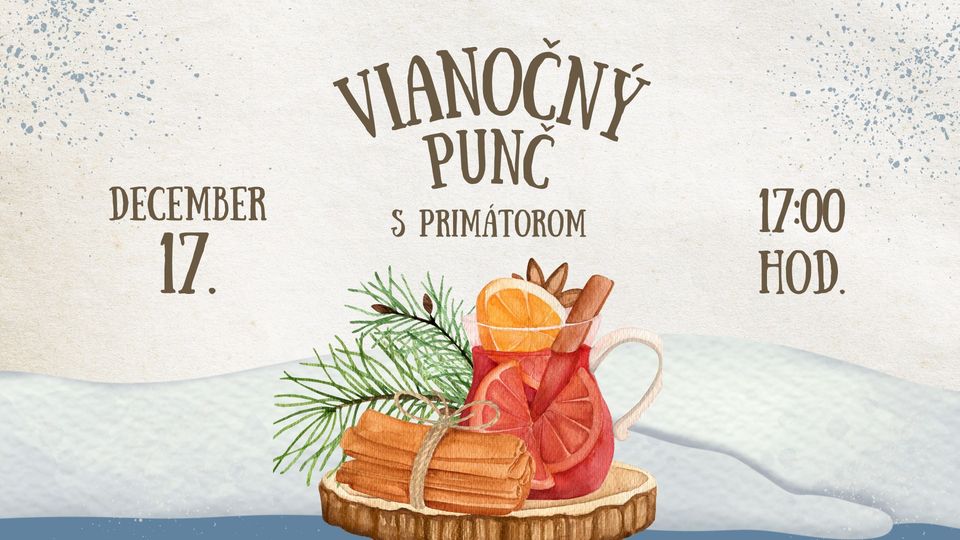 Vianočný punč s primátorom