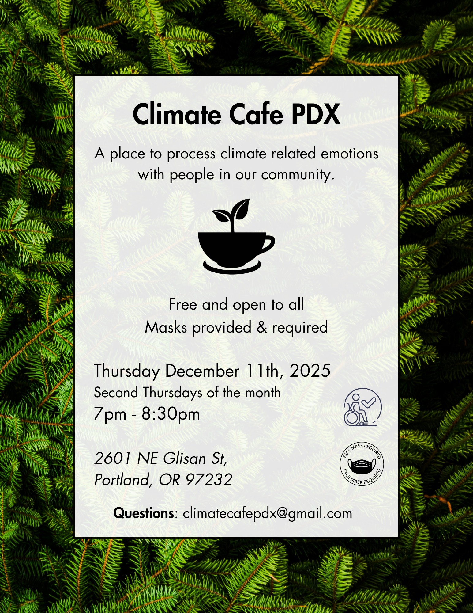Climate Cafe PDX - December
