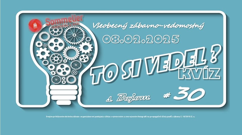 TO SI VEDEL? KVÍZ | Sommelier Vinotéka & Bar