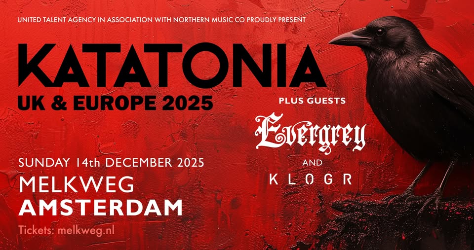 Katatonia / Evergrey / Klogr - Melkweg Amsterdam