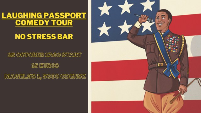 Laughing Passport Comedy Tour - Odense, Denamrk