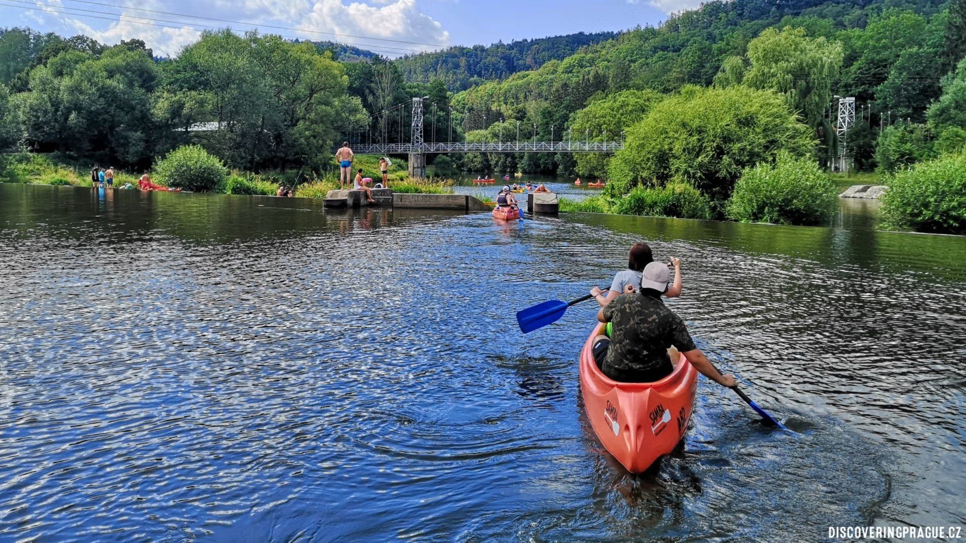 Let's canoe on Sázava!