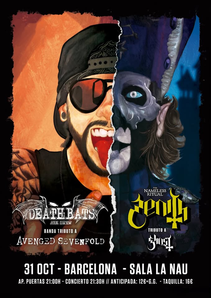 concierto DEATHBATS y ZENITH