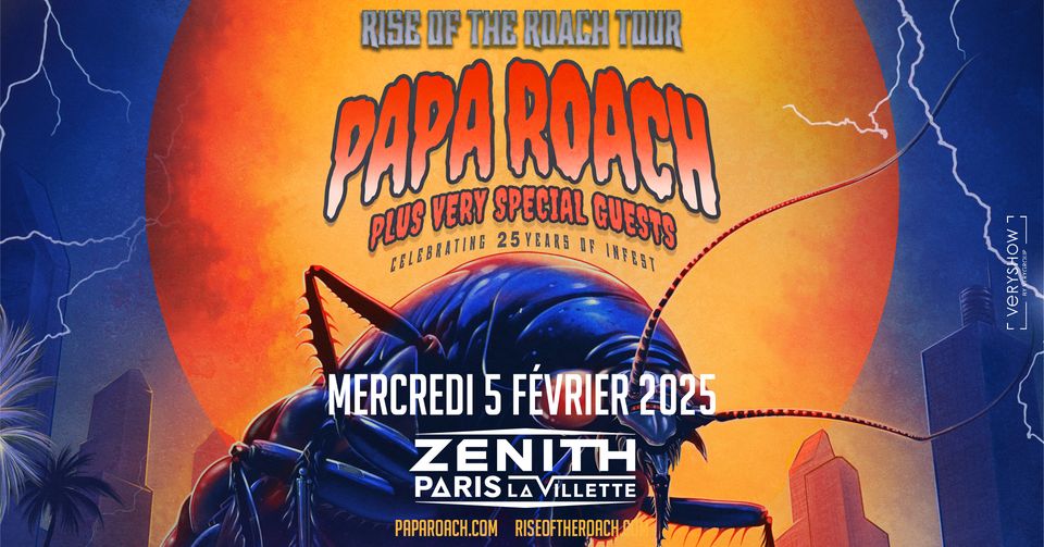 PAPA ROACH • Zénith Paris - La Villette