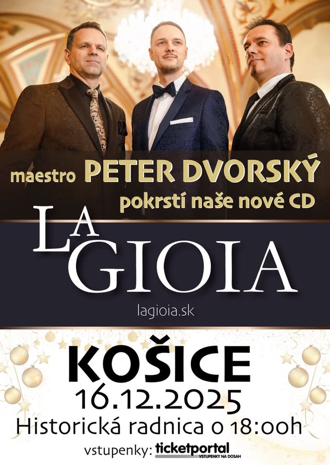 Vianočný koncert spojený s krstom nového CD v Košiciach