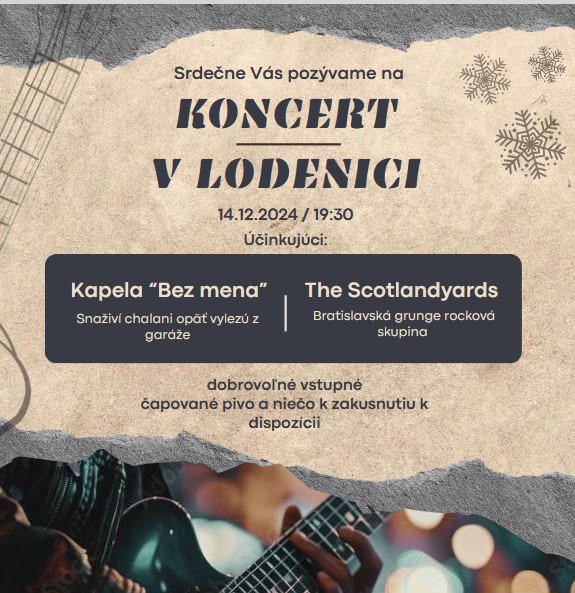 koncert v lodenici