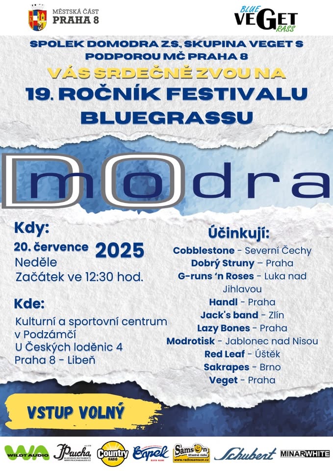 DoModra 2025, 19.ročník festivalu bluegrassu