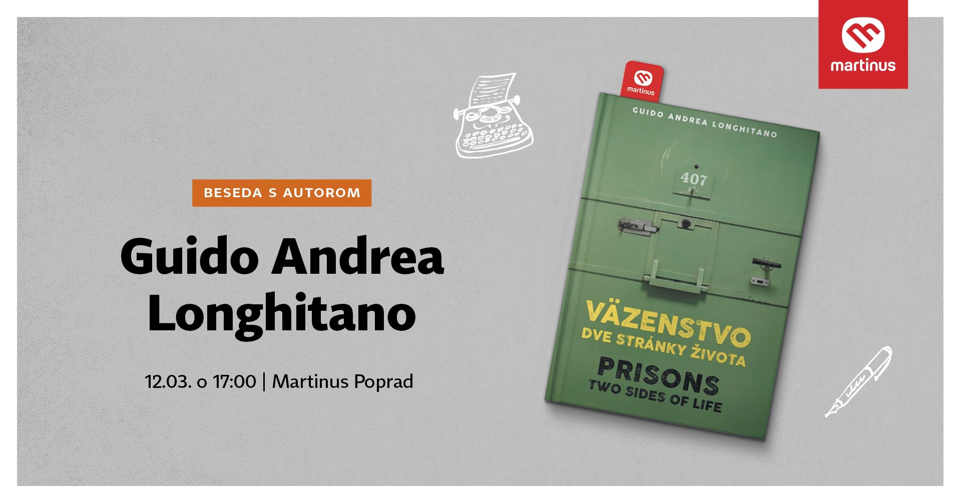 Guido Andrea Longhitano v Martinuse v Poprade