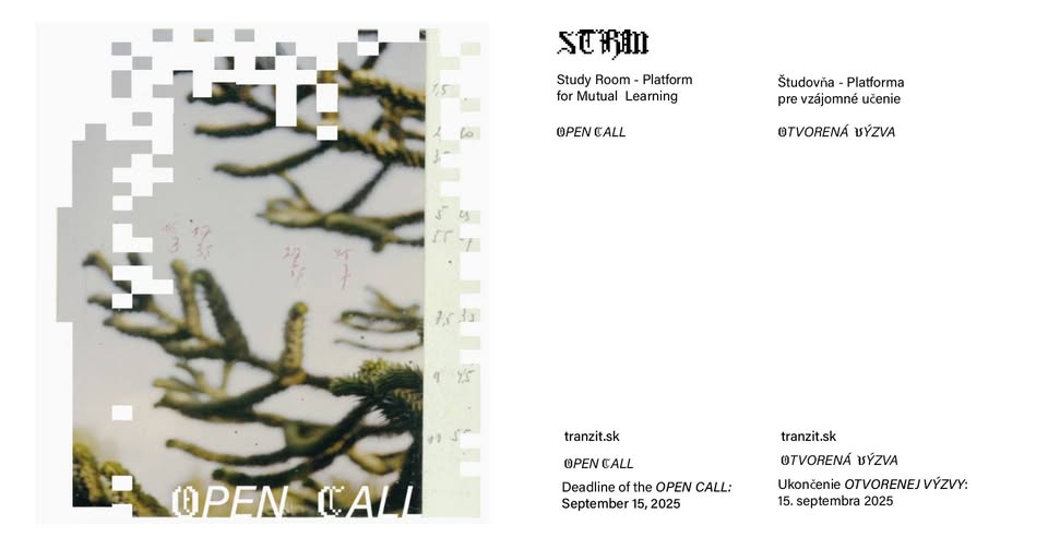 tranzit sk // STUDY ROOM // OPEN CALL
