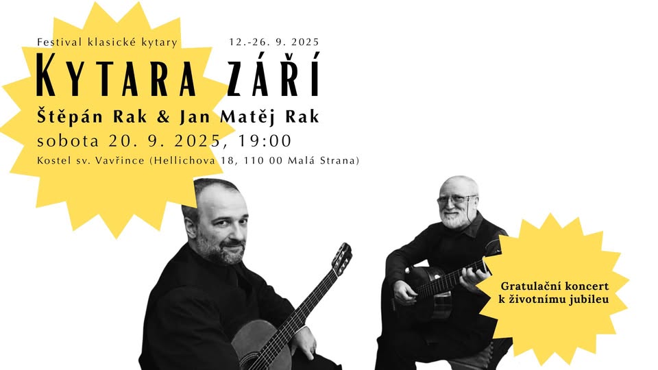 Štěpán Rak & Jan Matěj Rak // KYTARA ZÁŘÍ
