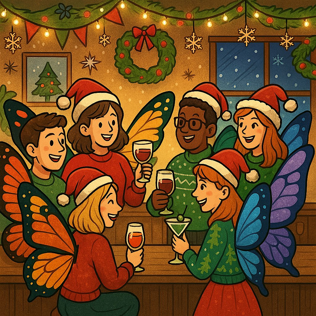 Social Butterfly Club  CHRISTMAS PARTY  2025