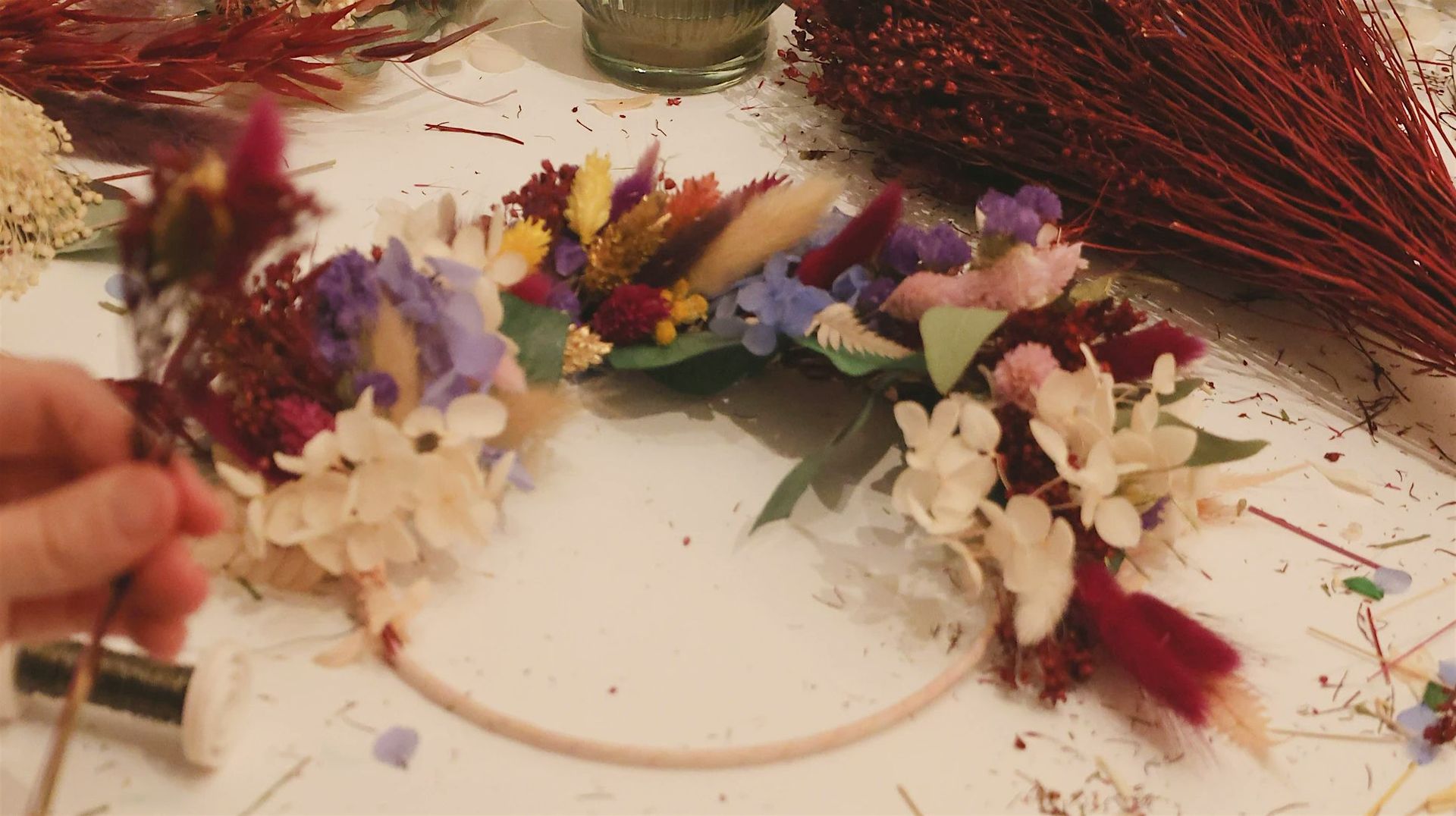 Dried Flower Wreath Workshop
