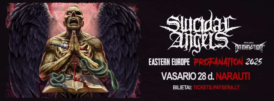 SUICIDAL ANGELS // VILNIUS