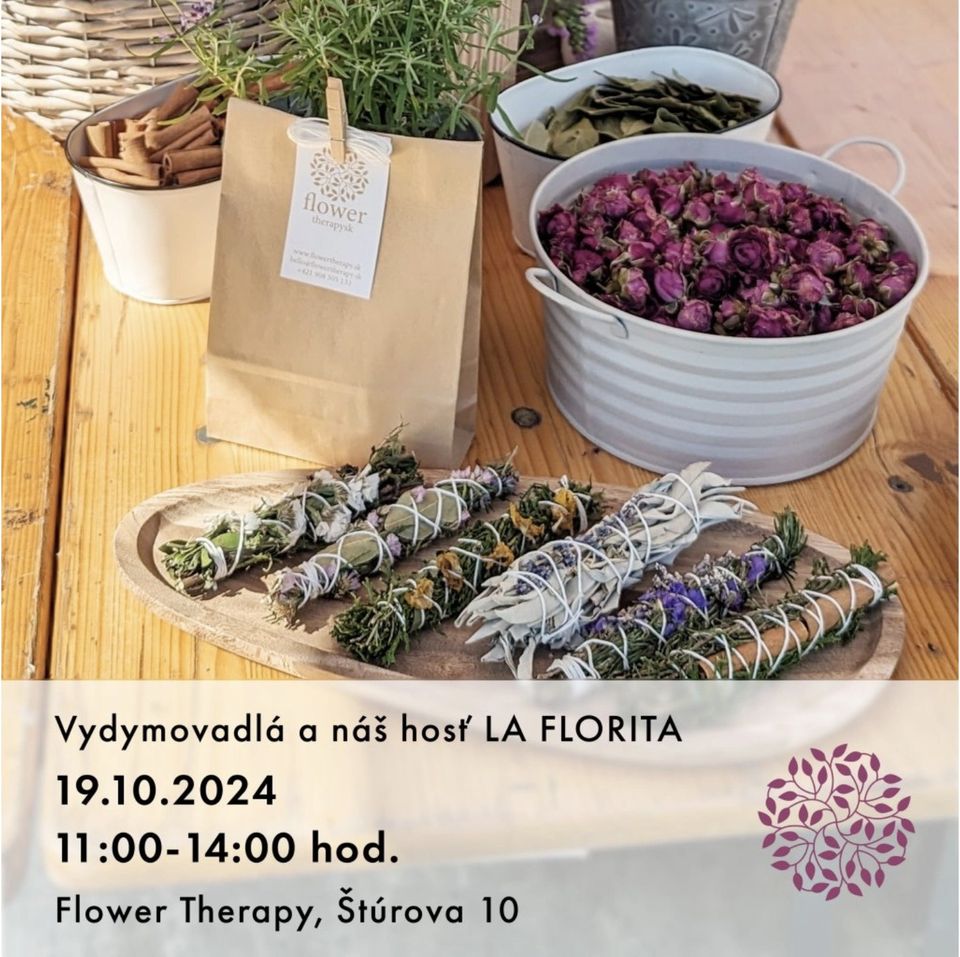 Vydymovadlá a bylinky a náš hosť La Florita 19.10.2024