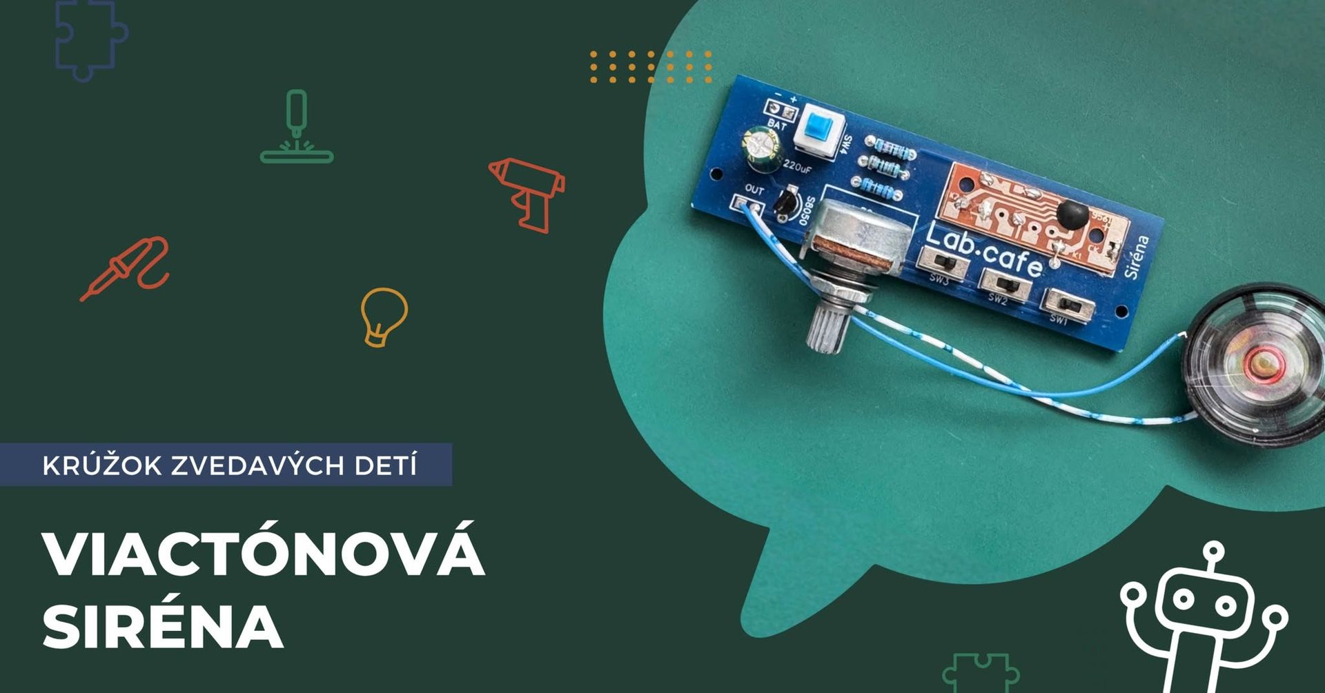 Krúžok zvedavých detí – Viactónová siréna