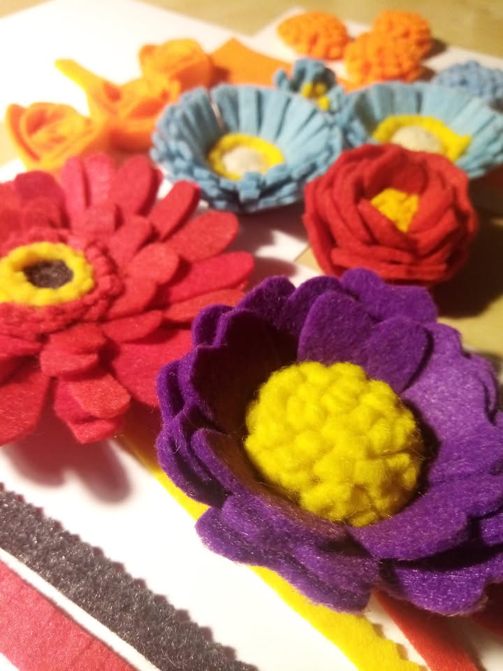 Tvorivý kurz: Kvety z filcu 🌼🌸
