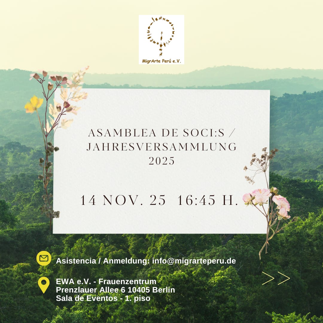 Asamblea Anual de soci:s - Jahresverssamlung 2025