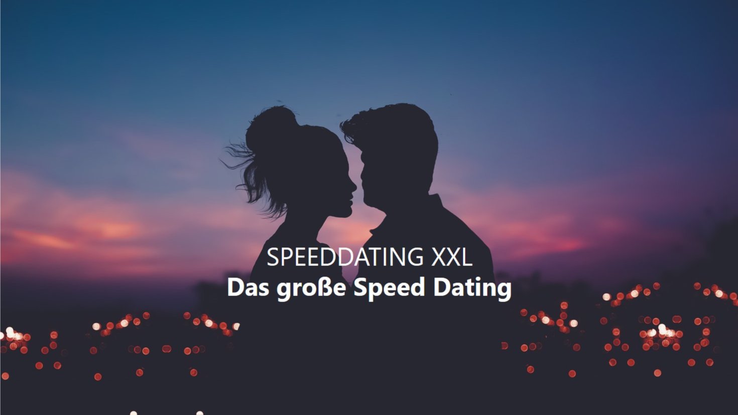 Wiens großes Ü40 Speed Dating Event