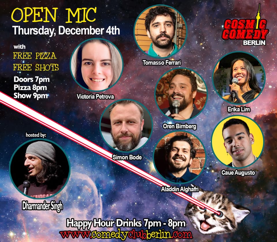 Cosmic Comedy Berlin OPEN-MIC THURSDAY