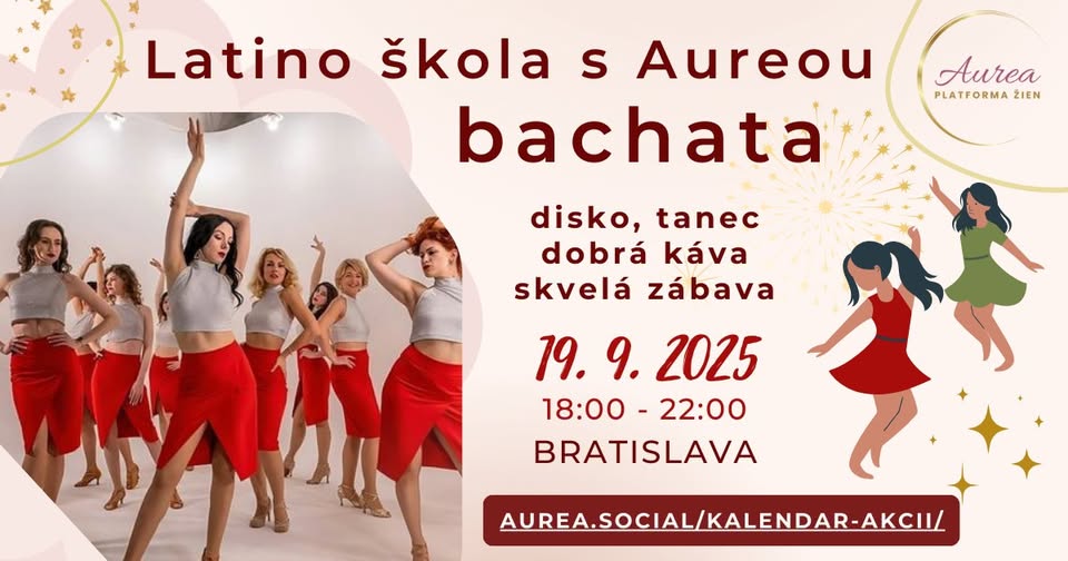 💃✨ LATINO ŠKOLA S AUREOU – BACHATA ✨💃