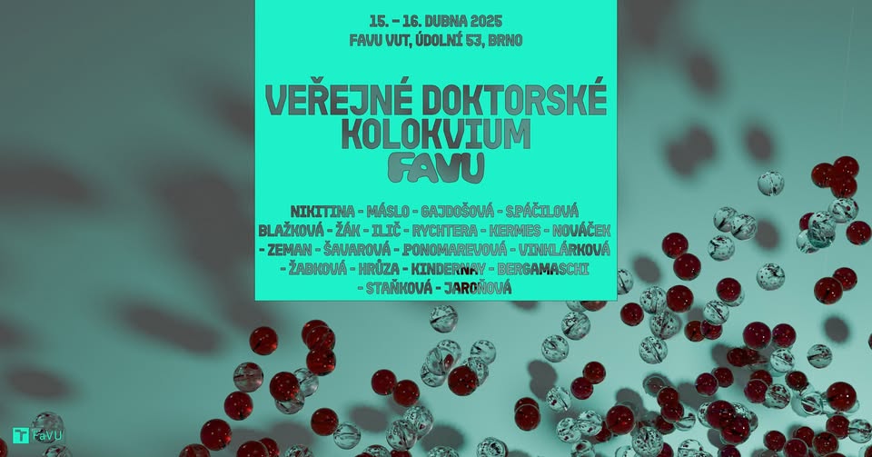 Veřejné doktorské kolokvium FaVU VUT