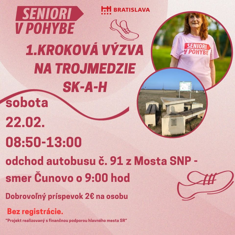 1. Kroková výzva na TROJMEDZIE SK-A-H/22.02./BEZ REGISTRÁCIE
