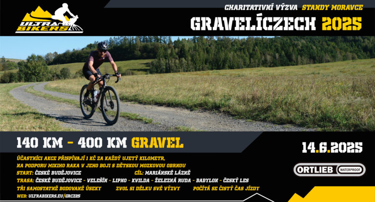 GRAVELÍCZECH 2025 - Charitativní Výzva Poháru UltraBikers