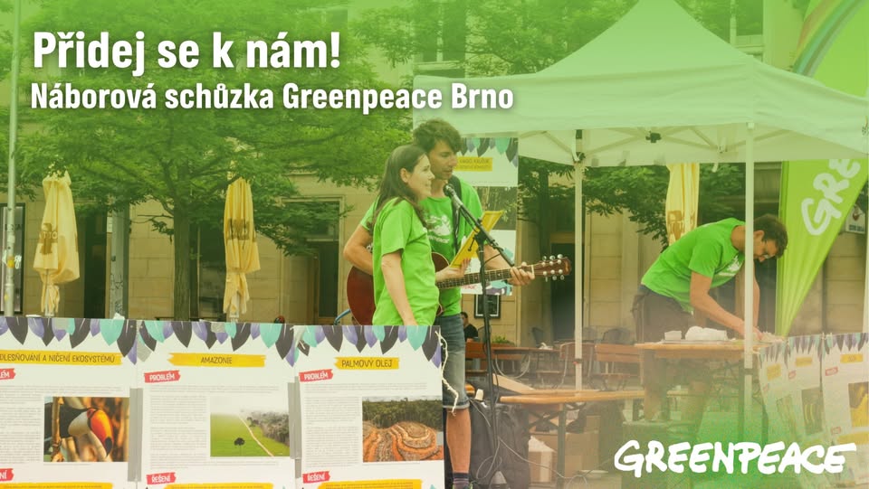 Náborová schůzka Greenpeace Brno