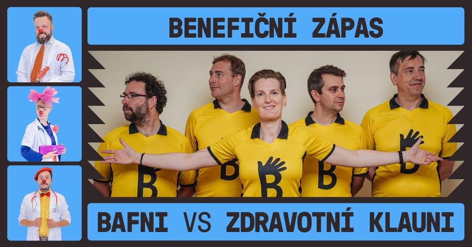 Benefiční zápas Bafni vs. Zdravotní klauni