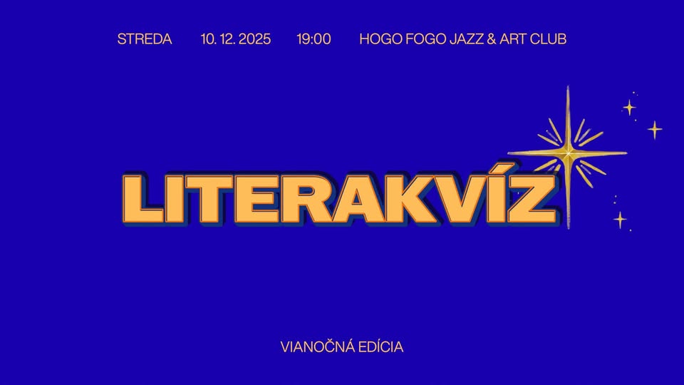 Literakvíz 12/2025 @ Hogo Fogo Jazz & Art Club