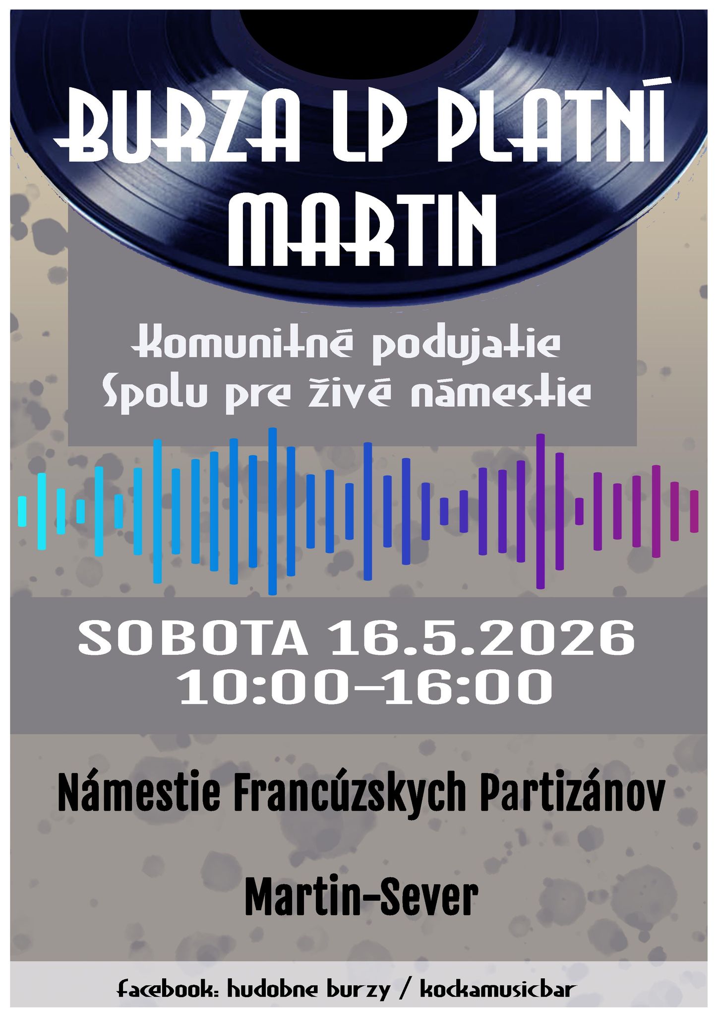 Burza LP platní v Martine