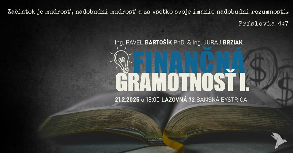 FINANČNÁ GRAMOTNOSŤ 1.